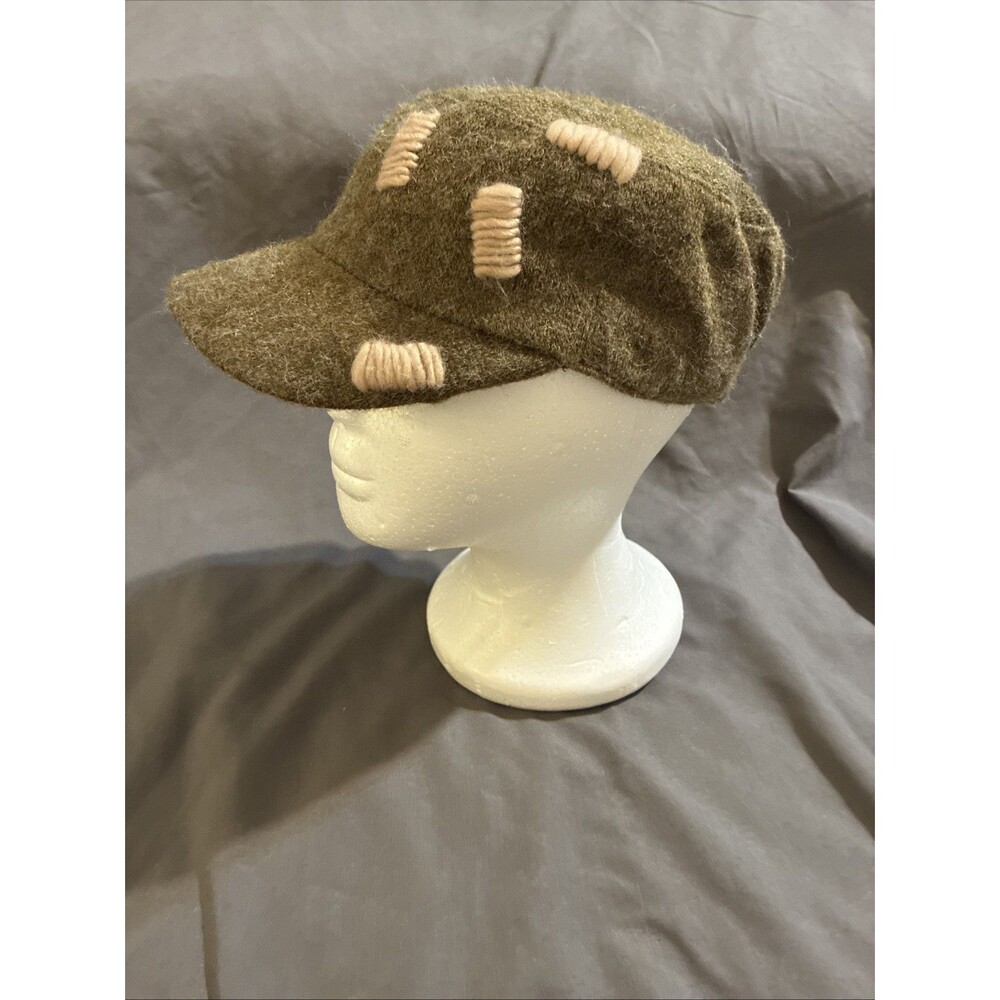 SOMETHING SPECIAL brown Yard Detail newsboy cap Women's Wool/acrylic Blend